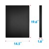 Presentation Book 40 Clear Pockets Sleeves Protectors Art Portfolio Clear