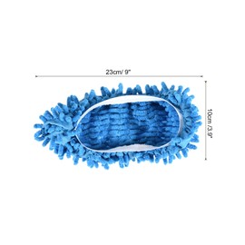 MECCANIXITY Mop Slippers Washable Microfiber Floor Cleaning Shoes Cover Chenille Duster Foot Socks Tools for House Clean, 5 Colors 30 Pack