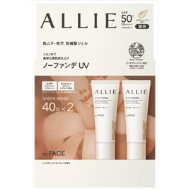 ALLIE Chrono Beauty Color Tuning UV03 SPF 50+ PA++++ 1.4 oz (40 g) x 2 Pieces