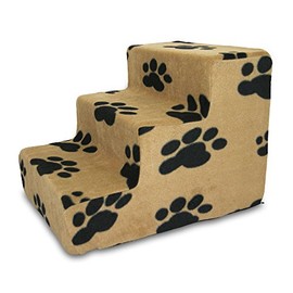 Best Pet Supplies ST215C-S Foam Pet Stairs/Steps, 3-Step, Beige