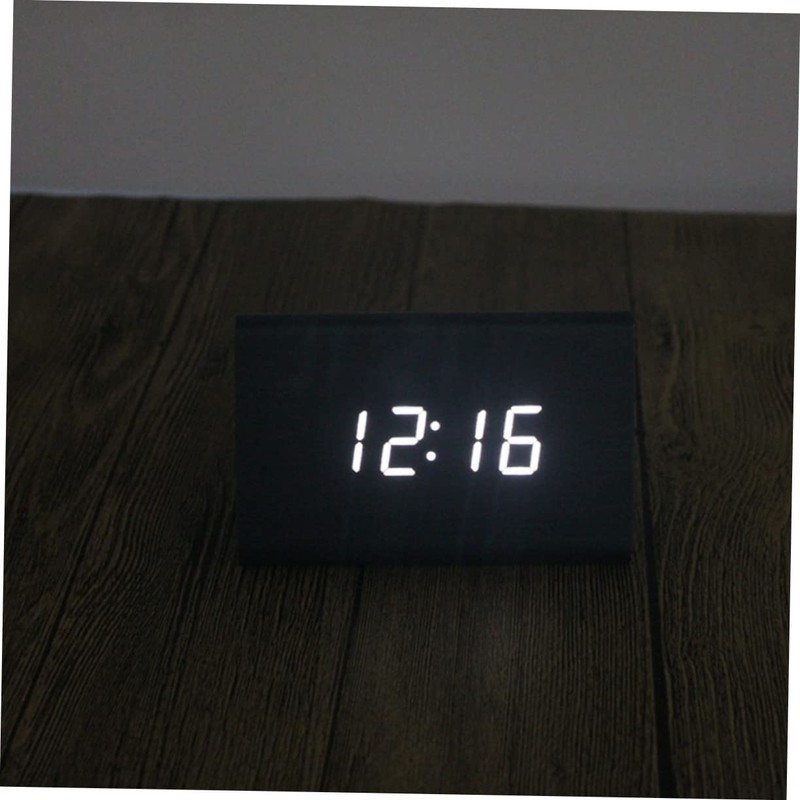 Artibetter Men's Watches Smart Watch Table Clock Modern Clock Wooden