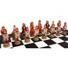 HPL Alice in Wonderland Fantasy Chess Set with 18" Black