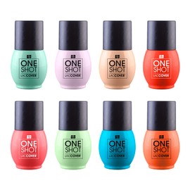 ONE SHOT LACCOVER - Gel Polish Semipermanente Para Uñas TROPICALIA COLLECTION, 8 Tonos Distintos de 12 fl Oz.  14 mL. cu.                             