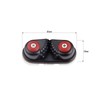 1 Piece Black Boat Sailing Ball Bearing Cam Cleat ABS