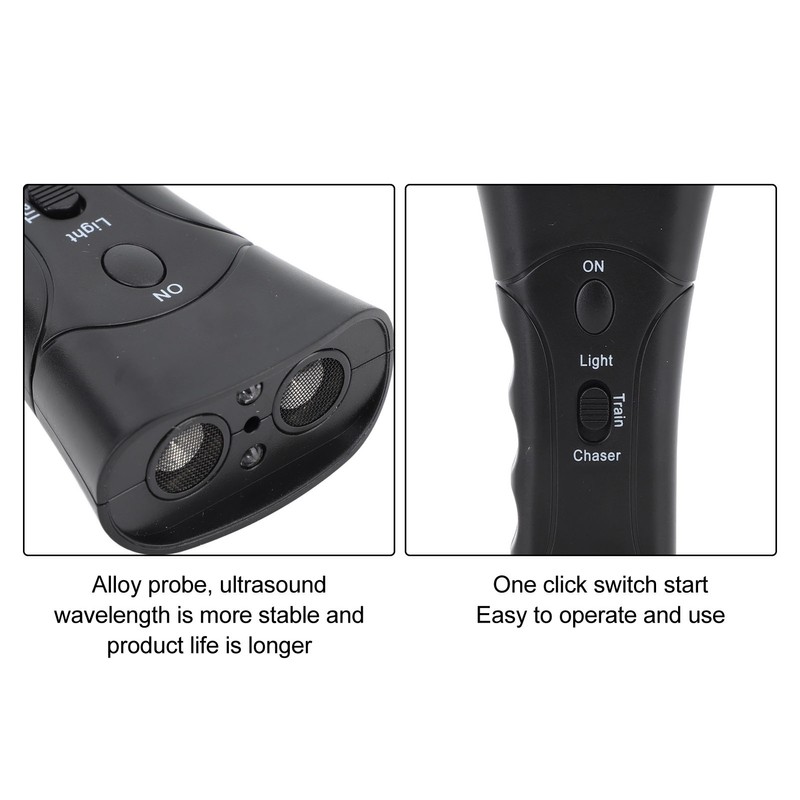 Handheld Ultrasound Anti Dog Bark Device 15-20KHZ Dual Horn Anti