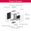 Yahboom RPi 5 Case,Micro Desktop Aluminum Case with Pi5 Active