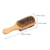 BIUDECO Men's Beard Brush Portable Soft Boar Bristle Hair Trimmers