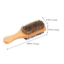 BIUDECO Men's Beard Brush Portable Soft Boar Bristle Hair Trimmers Brush Styling Tool for Men