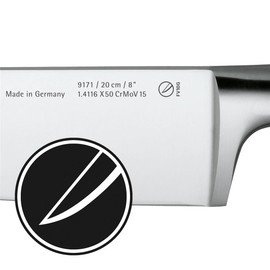 WMF Vegetable Knife Spitzenklasse Plus Length 18 cm Blade Length 8 cm Performance Cut Made in Germany Forged Special Blade Steel Seamlessly Riveted Plastic Handle