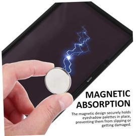 VICASKY Empty Magnetic Eyeshadow Palette with Compartments Compact Makeup Tray for Travel Sturdy Design Makeup Enthusiasts Space Saving Organizer