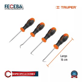 Truper Juego Desarmadores Puntas Y Ganchos Multiusos Truper 14210