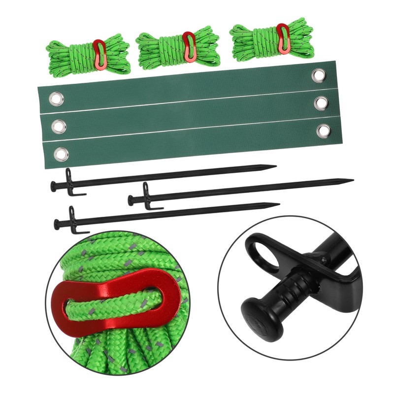 ORFOFE Tree Limb Bands Stakes 9pc Tree Support Kit for