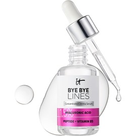 It Cosmetics Bye bye lines, Serum, Suero con Ácido Hialurónico, Reafirma Visiblemente la Piel y Suaviza las Líneas en 2 Semanas, Con Péptido + Vitamina B5, 30 ml
