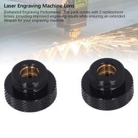 FTVOGUE Lente de Repuesto de Alta Transparencia para TTS 10 Pro, Lente de Módulo Láser de Máquina de Grabado Antihumo a Prueba de Aceite, 2 uds.