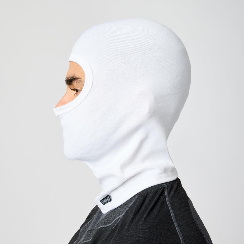 Ladeheid Ski Mask Motorcycle Balaclava Silverplus Thermoactive LA-127 - White,