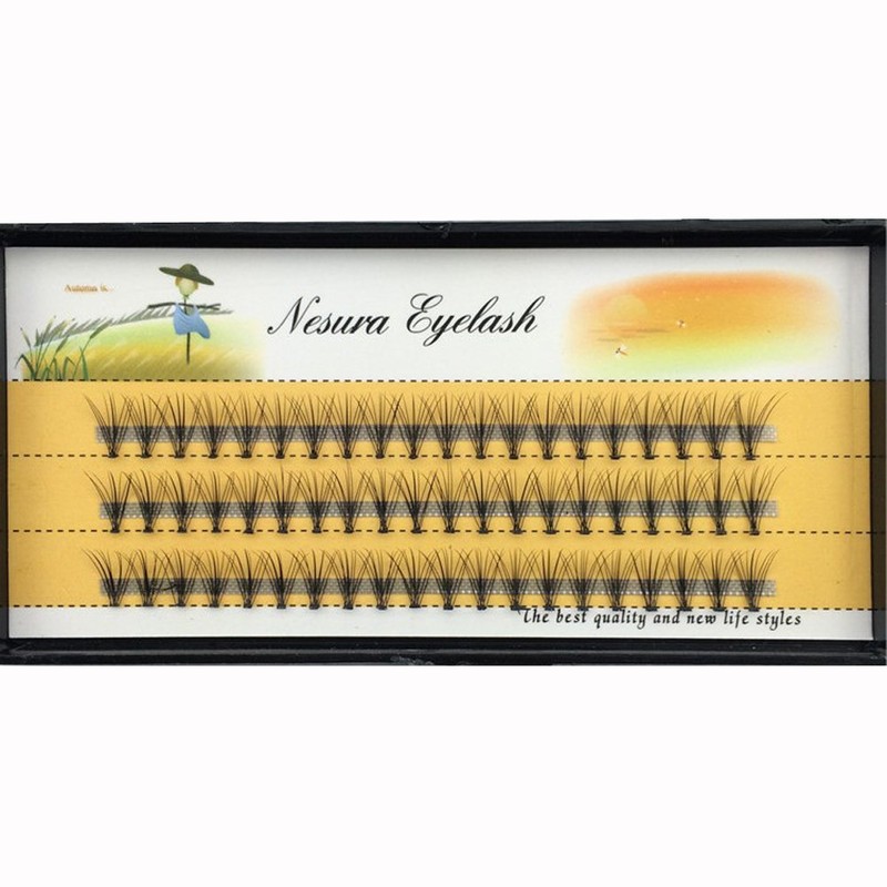 Scala 10 Root 60pcs Black Handmade False Eyelashes Natural Long
