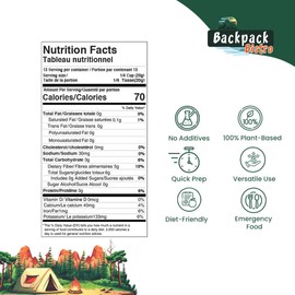 Backpack Bistro Dehydrated Mixed Vegetables 8.8 oz (250 g) | Includes Carrot, Spinach, Cabbage, Onion & Garlic | Emergency & Camping Food, Soup Mix, Stews, Ramen, Stir-Fries | Vegan, Non-Bioengineered