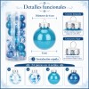 Navidoma - Esferas Navideñas Adorno Para Árbol De Navidad 6