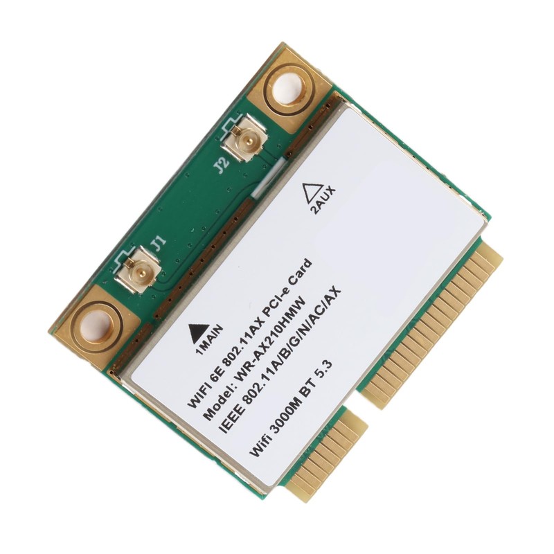 Yunseity AX210HMW WiFi 6E Wireless Card Tri-Band 802.11 A/B/G/N/AC/AX Half