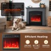 Unbranded 18" Electric Fireplace Insert 5000 BTU Heater 3-Flame Home
