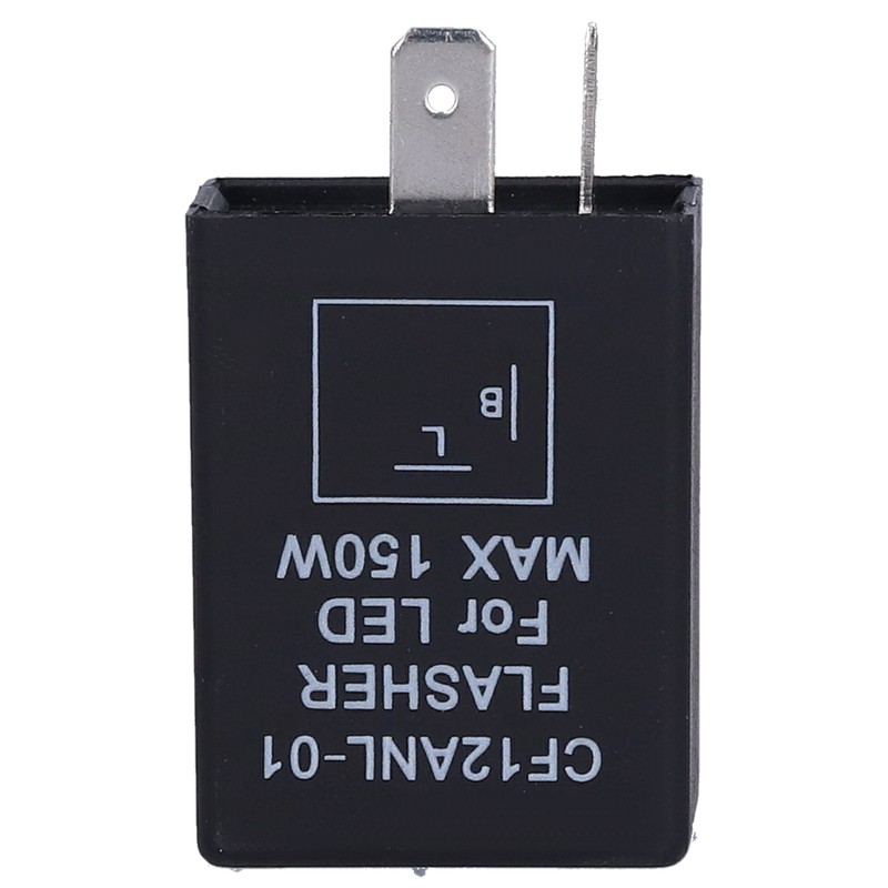 2Pcs LED Flasher 2‑Pin Electronic Relay Normally Open Car Turn