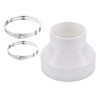 Hitopin Round Pipe Adapter 150 mm to 100 mm, Pipe