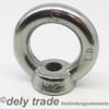 Pack of 10 Ring Nuts M6 Cast and Polished Similar