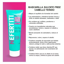 Nefertiti Mascarilla Sin Parabenos Para Cabello Teñido Nefertiti 250gr