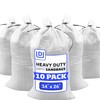 DURASACK Heavy Duty Sand Bags with Tie Strings Empty Woven