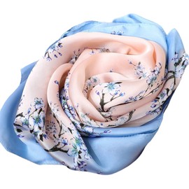 FAIRYGATE Scarf Gifts for Women Satin Scarves Women's Ladies Luxury Silk Neck Head Hair Scarfs Multicolour A2105