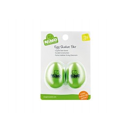Egg Shaker Set NINO540GG-2, Grass Green, 2 pcs
