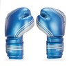 Sanabul Core Boxing Gloves (Blue/Silver, 12 oz)