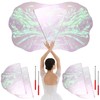 HunnmingRe 4 Set Worship Flags for Dance Praise Church Flags