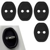 UQWU 4PCS Door Latch Lock Covers, Car Door Edge Latch