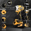 MITOOL KIT Cordless Electric Impact Wrench Gun 1/2'' High Power