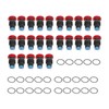 25Pcs Button Switch Mushroom Head Self Locking Push Switches with