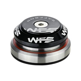 WFS HY638 Full Integrated Headset 1-1/8-1.5 inch Tapered 7.8mm Top Cone, Black, HS07ZQLBK