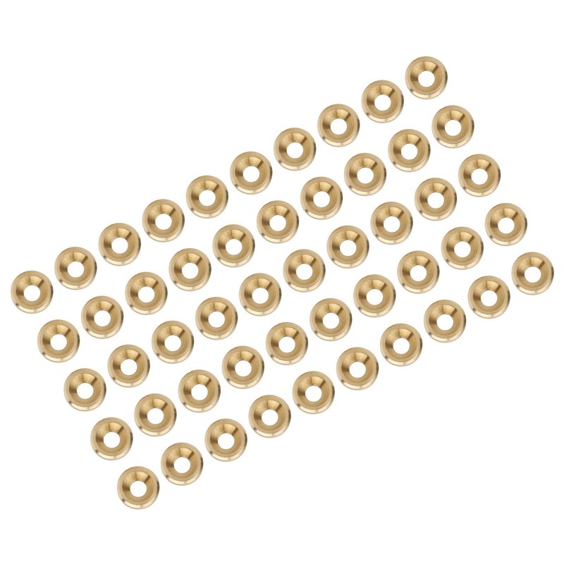50pcs Countersunk Washers Pure Copper Countersunk Washer CNC Flat Head