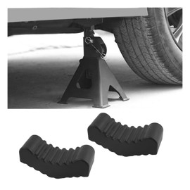 2PCS Jack Stand Pads,Anti-Slip Rubber Floor Jack Pad Fit 2-3 Tons Heavy-Duty Jacks Stands,Professional Floor Jacks Rubber Pads Provides Cushion & Protection Car Accessories