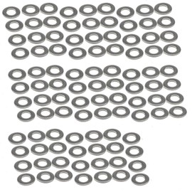 304 Stainless Steel Flat Washer Plain Washer Sheet Metal Gasket Fastener M3X6X0.5(100pcs)