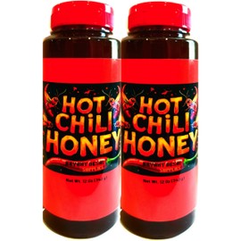 Hot chili Honey, 100% Pure, Raw, 12 Oz, 2 Pack by BRYANT DESAI SUPPLIES