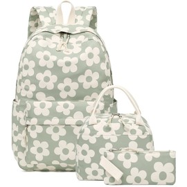 Bluboon Teens Backpack Set Girls School Backpack Lunch Box Pencil Bags Student Bookbags 3 in 1