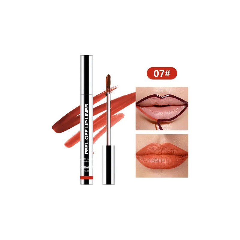 Lápiz Labial 3d Despegable - Mate Para Maquillaje Color 2pz