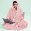 PAVILIA Angel Wrap Hooded Blanket Poncho, Wearable Blanket Throw Wrap