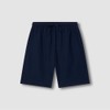 JAJU [JAJU] Men's Seersucker V-neck 5/10 sleeve Pajama Set_Navy
