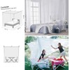 Mosquito Net for Bed Canopy, 8 Corner Post Curtains Bed