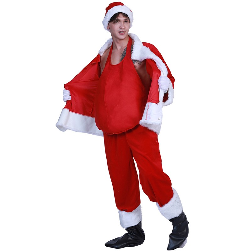 Christmas Fake Padded Belly Christmas Costume Dress Up Accessories Party