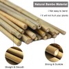 20 Pcs 18 Inch Natural Bamboo Plant Support Stakes for