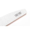 8X Nail Files Zebra Shape Half Moon Chose GRIT Double