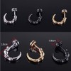 Dragon Claw Earrings For Men Stainless Steel Cool Punk Edgy